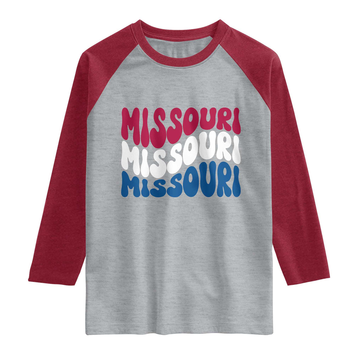 The Show Me State Pride Raglan Shirt Gift For Missouri Lovers