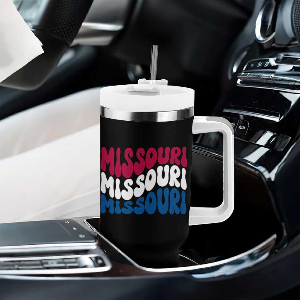 The Show Me State Pride Tumbler With Handle Gift For Missouri Lovers