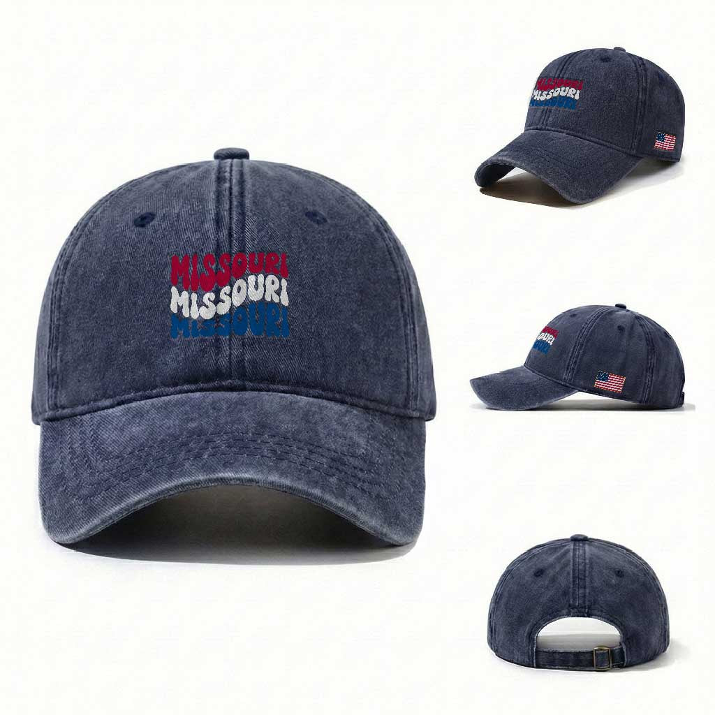 The Show Me State Pride Washed Cotton Baseball Cap Gift For Missouri Lovers