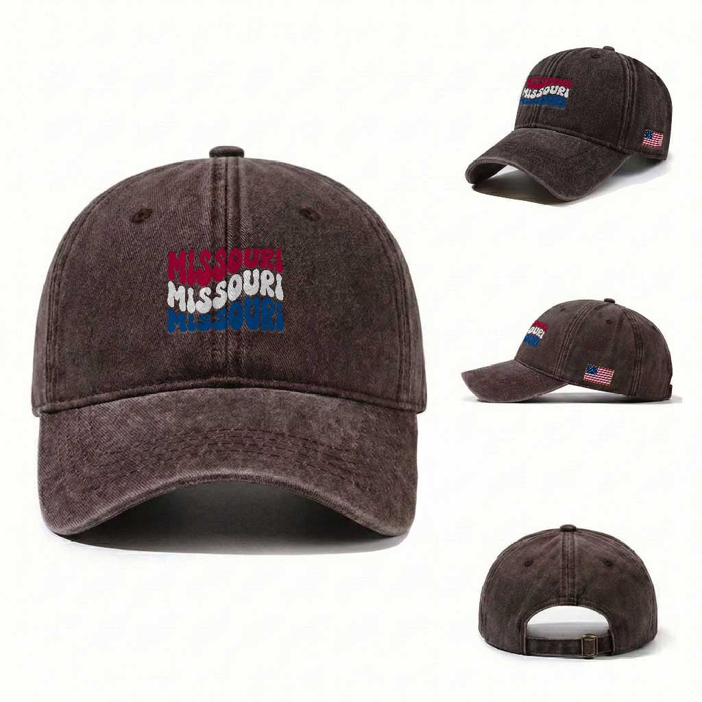 The Show Me State Pride Washed Cotton Baseball Cap Gift For Missouri Lovers