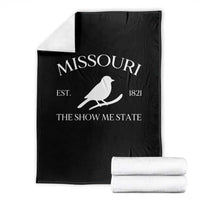 Vintage Blue Bird Missouri Throw Blanket The Show Me State Pride