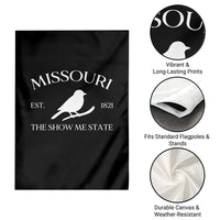 Vintage Blue Bird Missouri Garden Flag The Show Me State Pride
