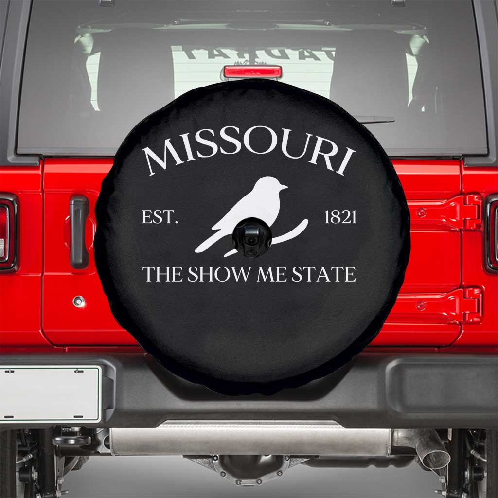 Vintage Blue Bird Missouri Spare Tire Cover The Show Me State Pride