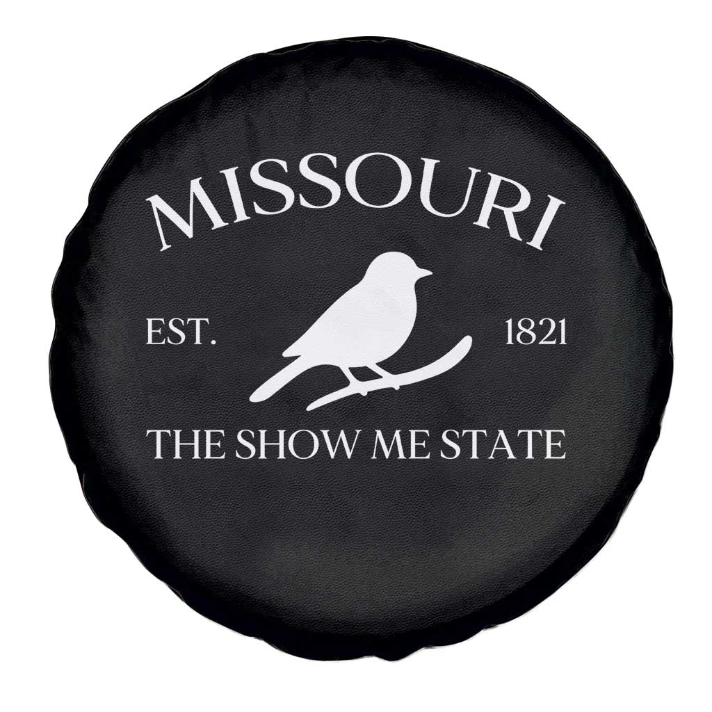 Vintage Blue Bird Missouri Spare Tire Cover The Show Me State Pride