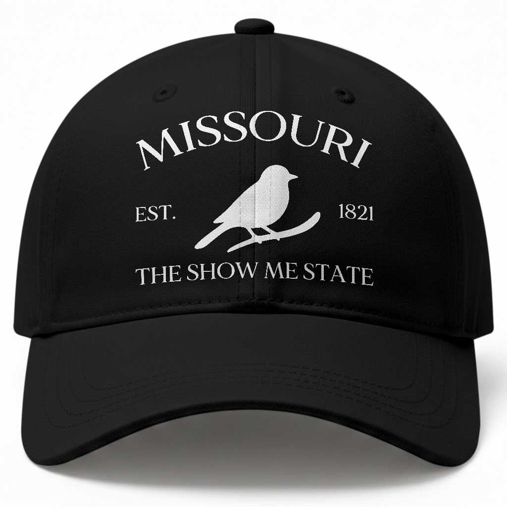 Vintage Blue Bird Missouri Baseball Cap The Show Me State Pride