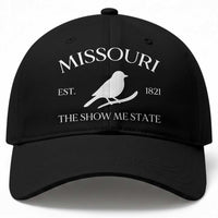 Vintage Blue Bird Missouri Baseball Cap The Show Me State Pride