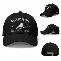 Vintage Blue Bird Missouri Baseball Cap The Show Me State Pride