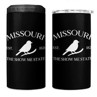 Vintage Blue Bird Missouri 4 in 1 Can Cooler Tumbler The Show Me State Pride