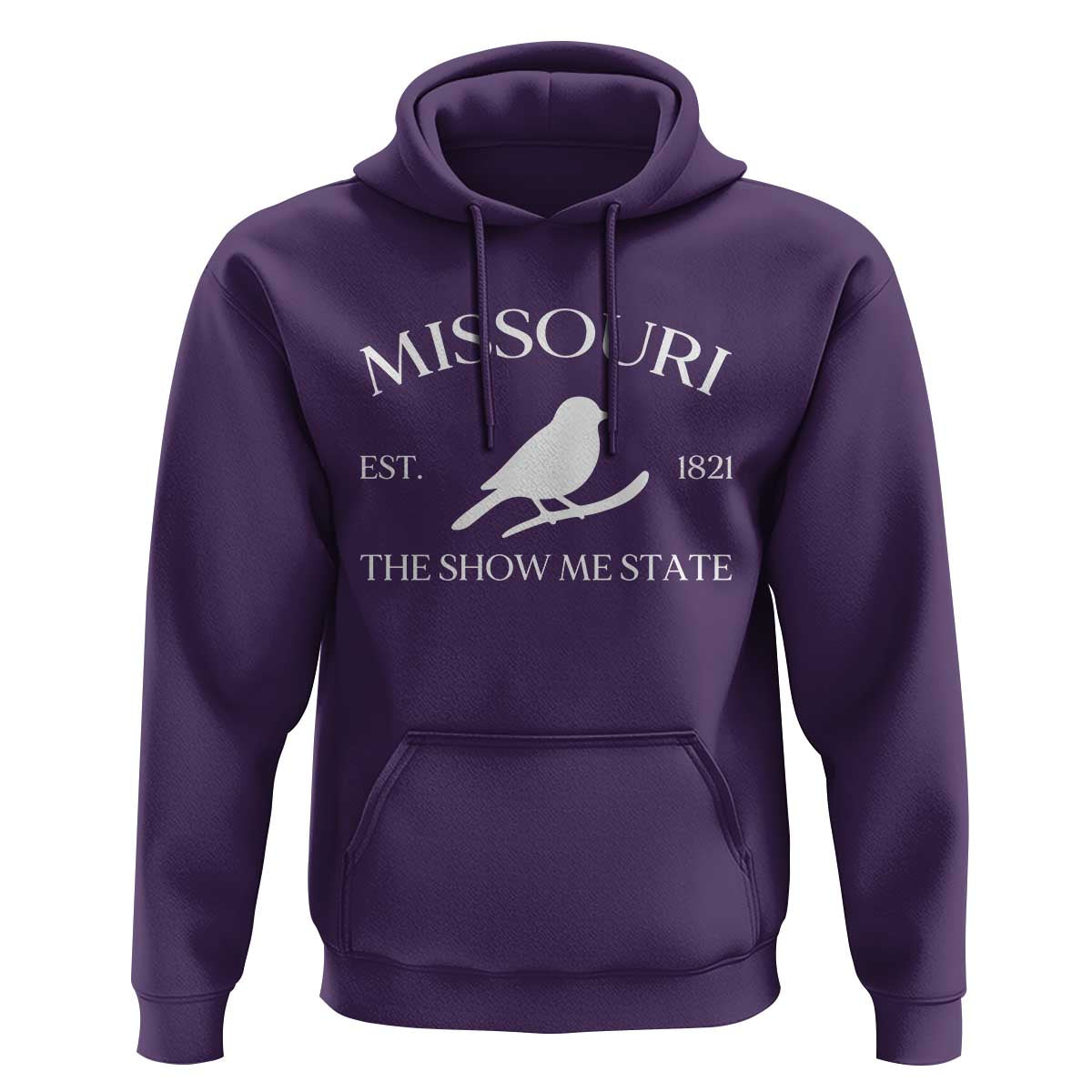 Vintage Blue Bird Missouri Hoodie The Show Me State Pride