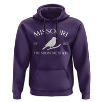 Vintage Blue Bird Missouri Hoodie The Show Me State Pride