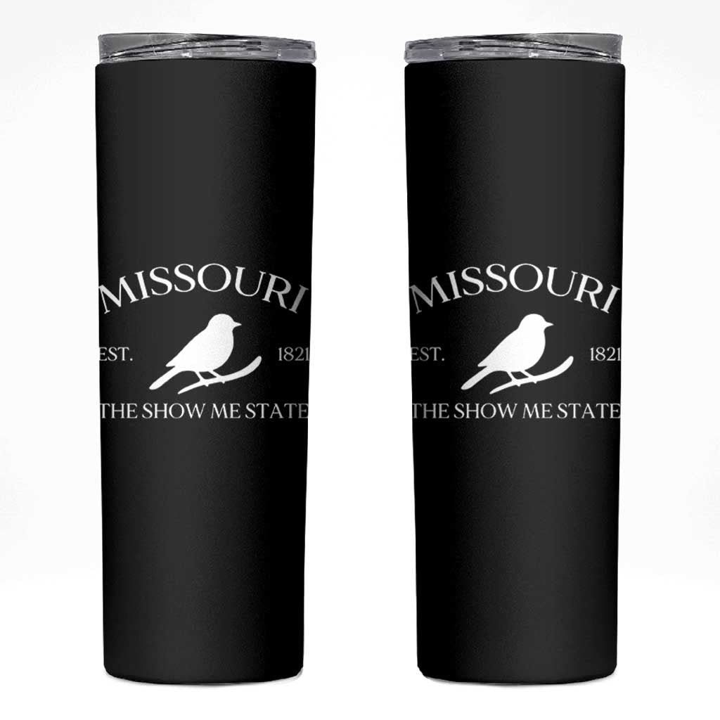 Vintage Blue Bird Missouri Skinny Tumbler The Show Me State Pride