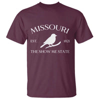 Vintage Blue Bird Missouri T Shirt The Show Me State Pride