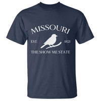 Vintage Blue Bird Missouri T Shirt The Show Me State Pride