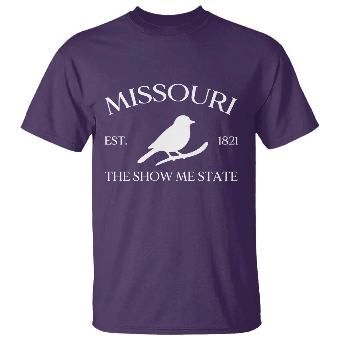 Vintage Blue Bird Missouri T Shirt The Show Me State Pride