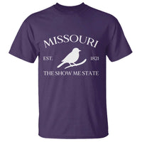 Vintage Blue Bird Missouri T Shirt The Show Me State Pride