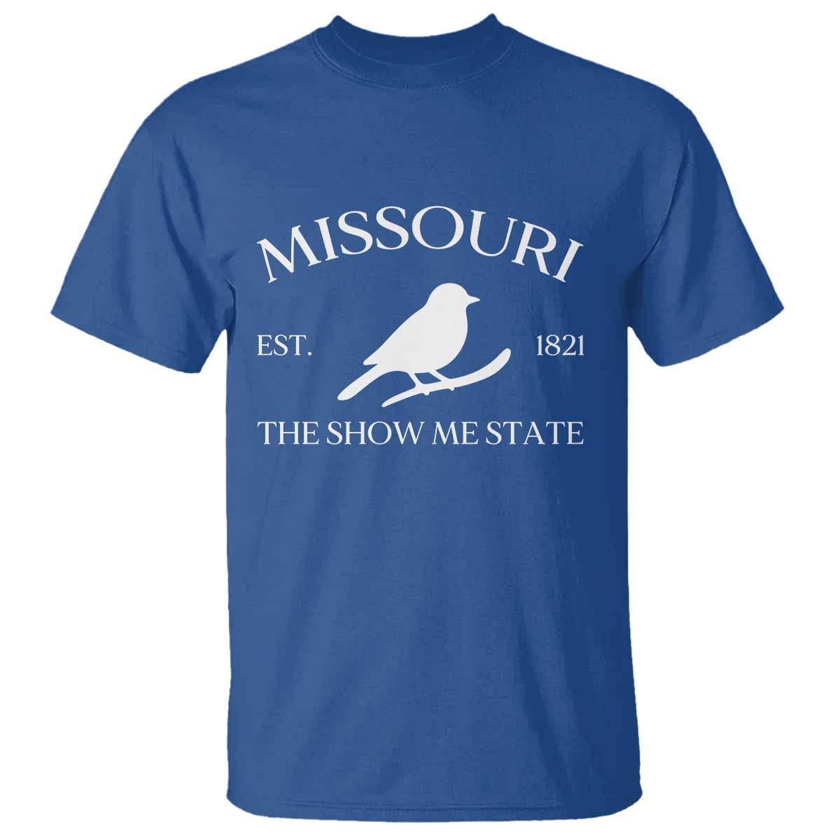 Vintage Blue Bird Missouri T Shirt The Show Me State Pride