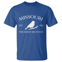 Vintage Blue Bird Missouri T Shirt The Show Me State Pride