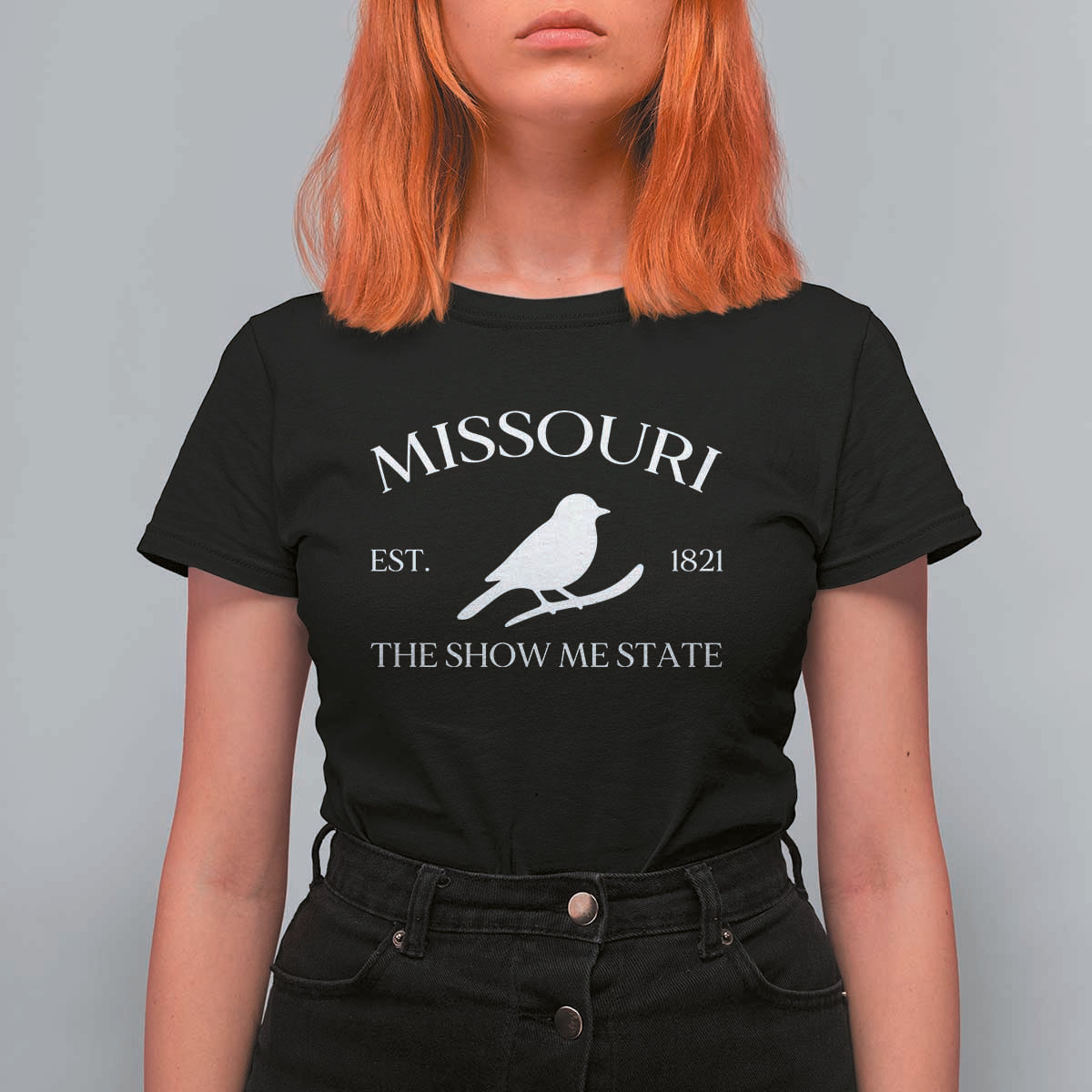 Vintage Blue Bird Missouri T Shirt For Women The Show Me State Pride