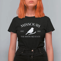 Vintage Blue Bird Missouri T Shirt For Women The Show Me State Pride