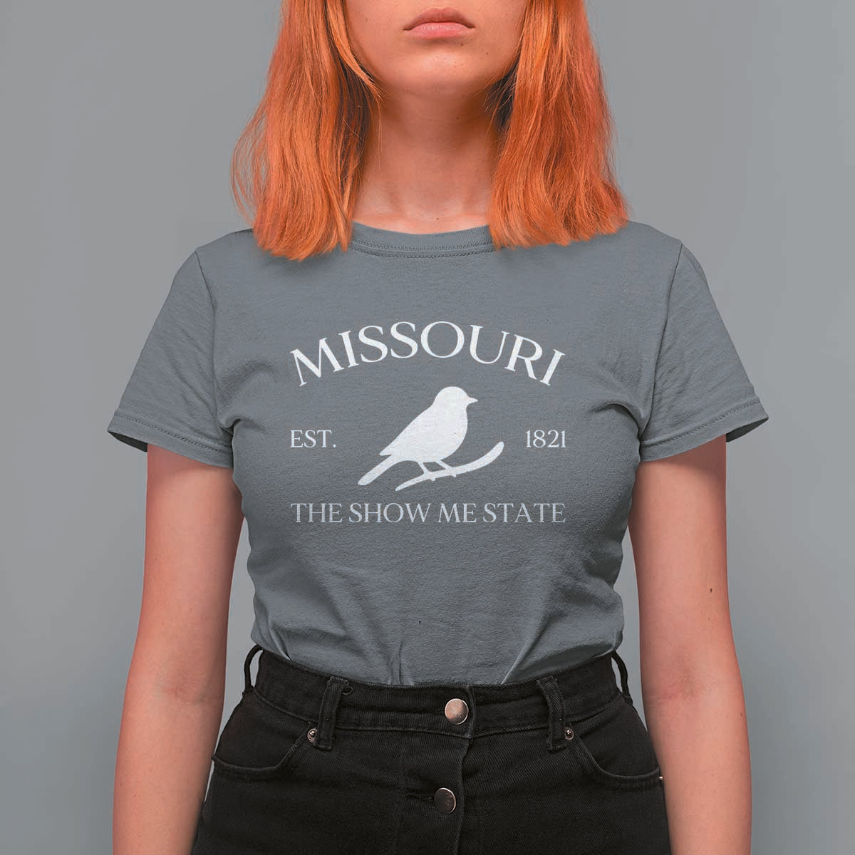 Vintage Blue Bird Missouri T Shirt For Women The Show Me State Pride