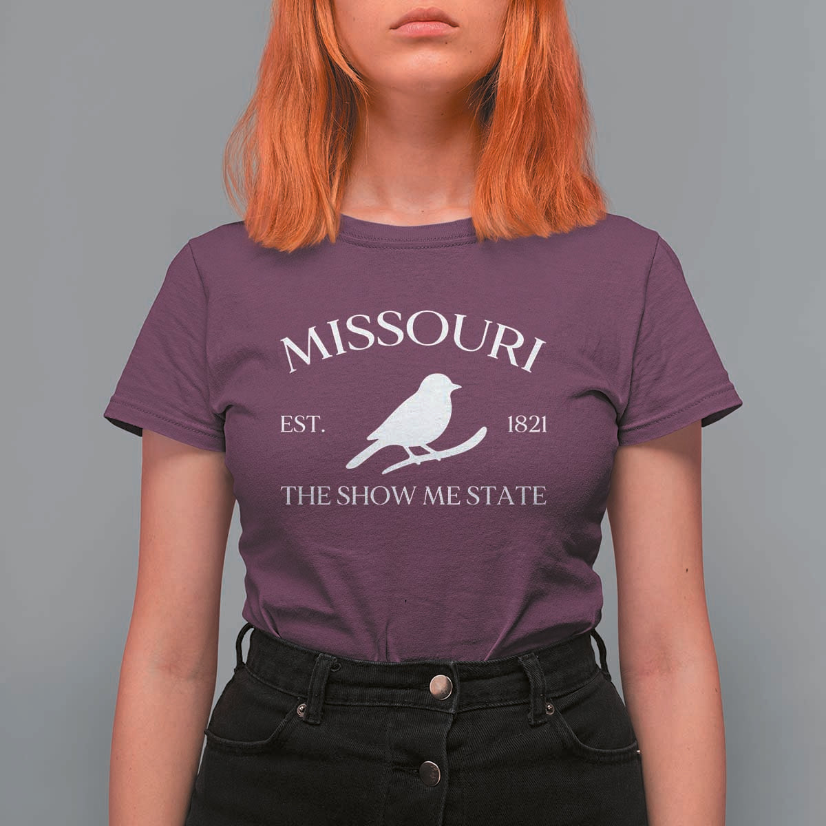 Vintage Blue Bird Missouri T Shirt For Women The Show Me State Pride