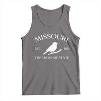 Vintage Blue Bird Missouri Tank Top The Show Me State Pride