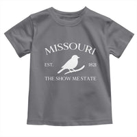Vintage Blue Bird Missouri Toddler T Shirt The Show Me State Pride