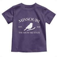 Vintage Blue Bird Missouri Toddler T Shirt The Show Me State Pride