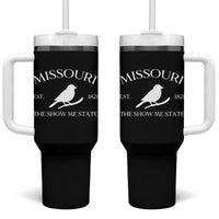 Vintage Blue Bird Missouri Tumbler With Handle The Show Me State Pride