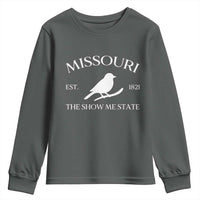 Vintage Blue Bird Missouri Youth Sweatshirt The Show Me State Pride