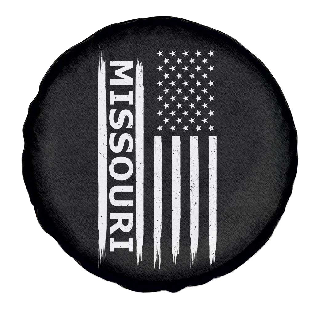 USA Flag Missouri State Pride Spare Tire Cover Missourian Pride