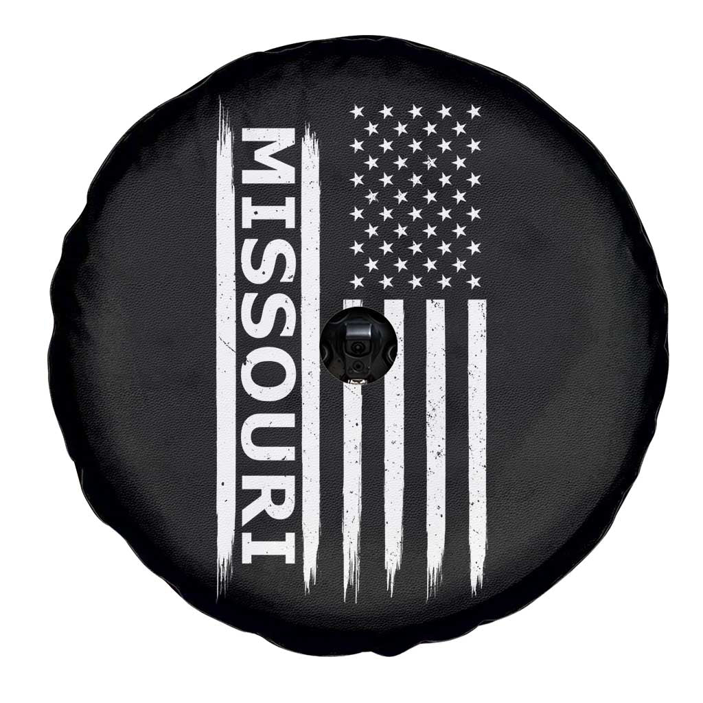 USA Flag Missouri State Pride Spare Tire Cover Missourian Pride