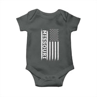 USA Flag Missouri State Pride Baby Onesie Missourian Pride