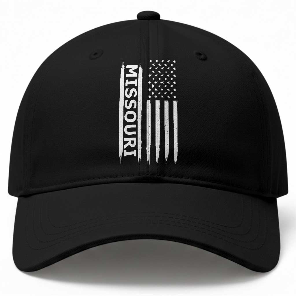 USA Flag Missouri State Pride Baseball Cap Missourian Pride