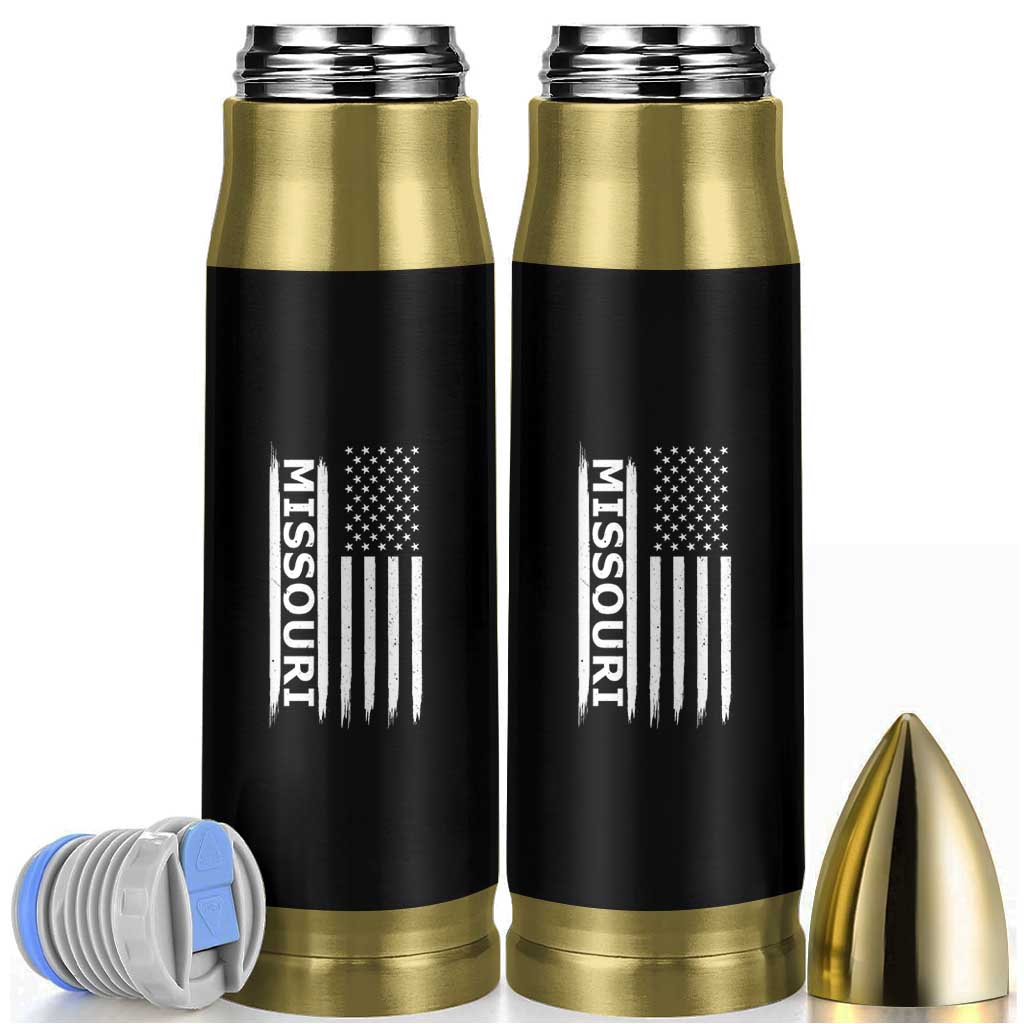 USA Flag Missouri State Pride Bullet Tumbler Missourian Pride