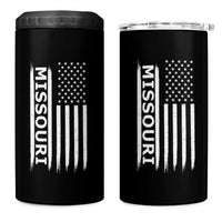 USA Flag Missouri State Pride 4 in 1 Can Cooler Tumbler Missourian Pride