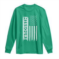 USA Flag Missouri State Pride Long Sleeve Shirt Missourian Pride