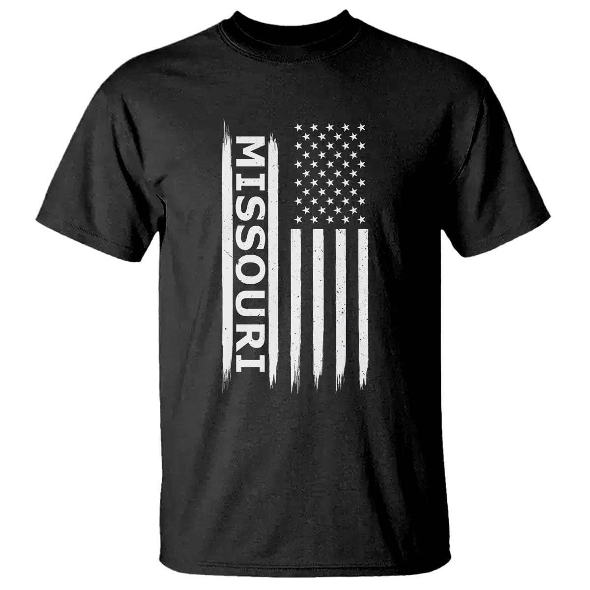 USA Flag Missouri State Pride T Shirt Missourian Pride