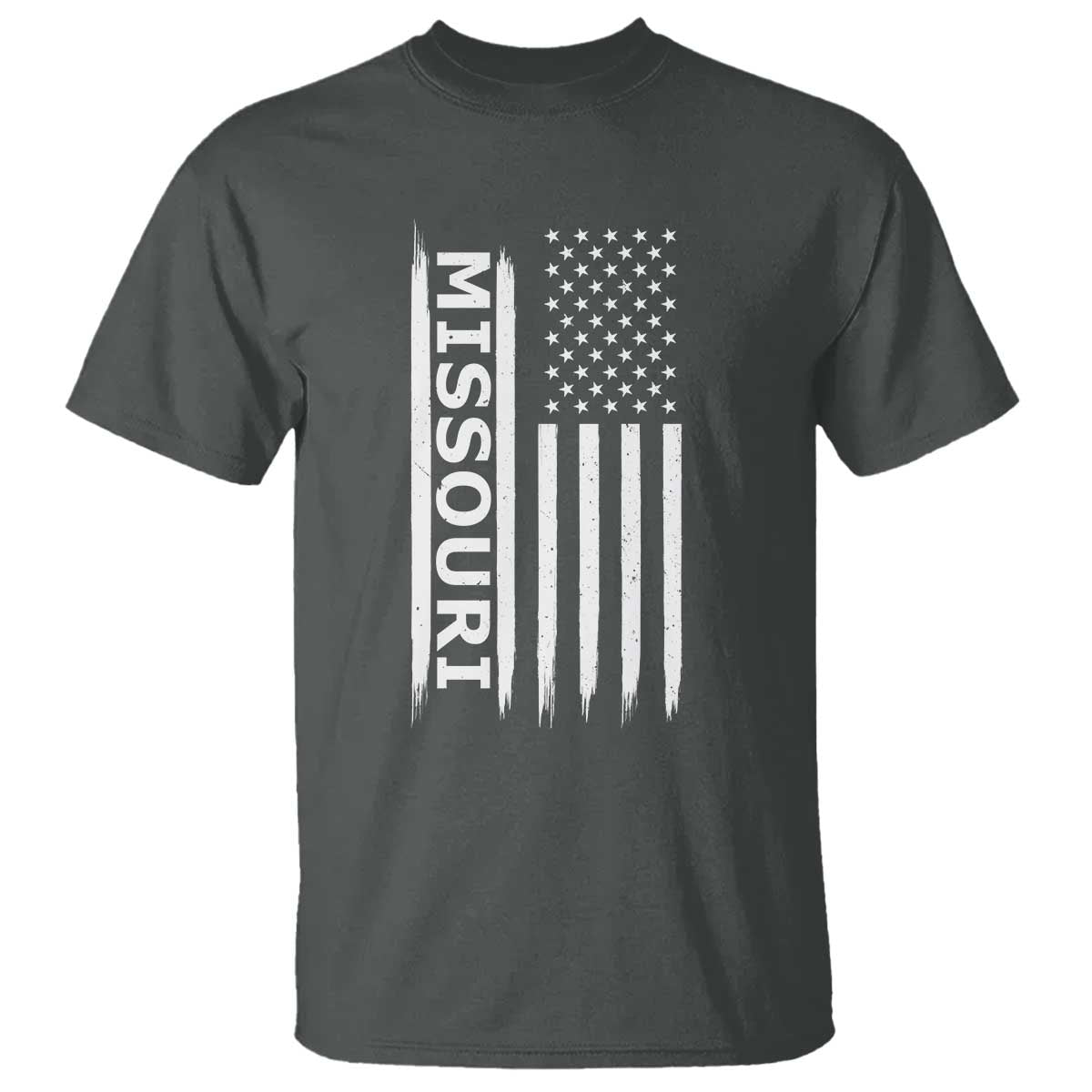 USA Flag Missouri State Pride T Shirt Missourian Pride