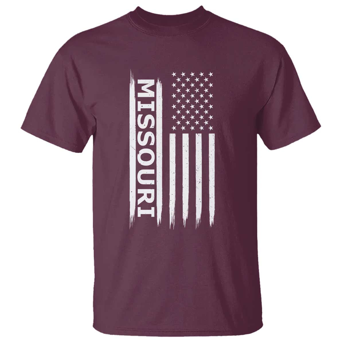 USA Flag Missouri State Pride T Shirt Missourian Pride