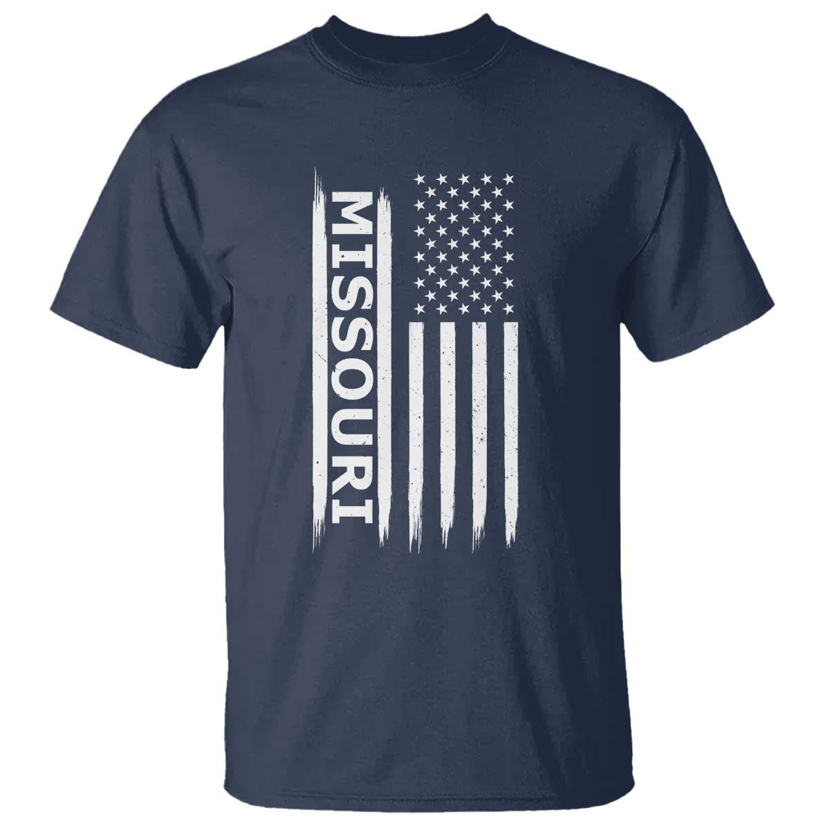 USA Flag Missouri State Pride T Shirt Missourian Pride