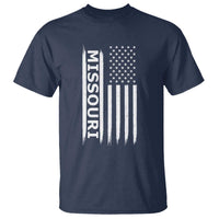 USA Flag Missouri State Pride T Shirt Missourian Pride