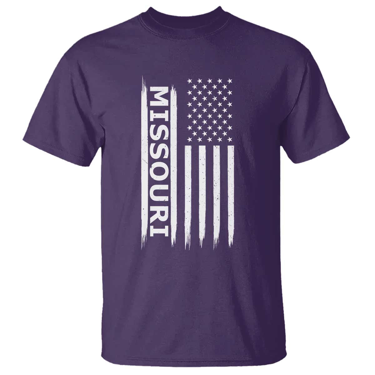USA Flag Missouri State Pride T Shirt Missourian Pride