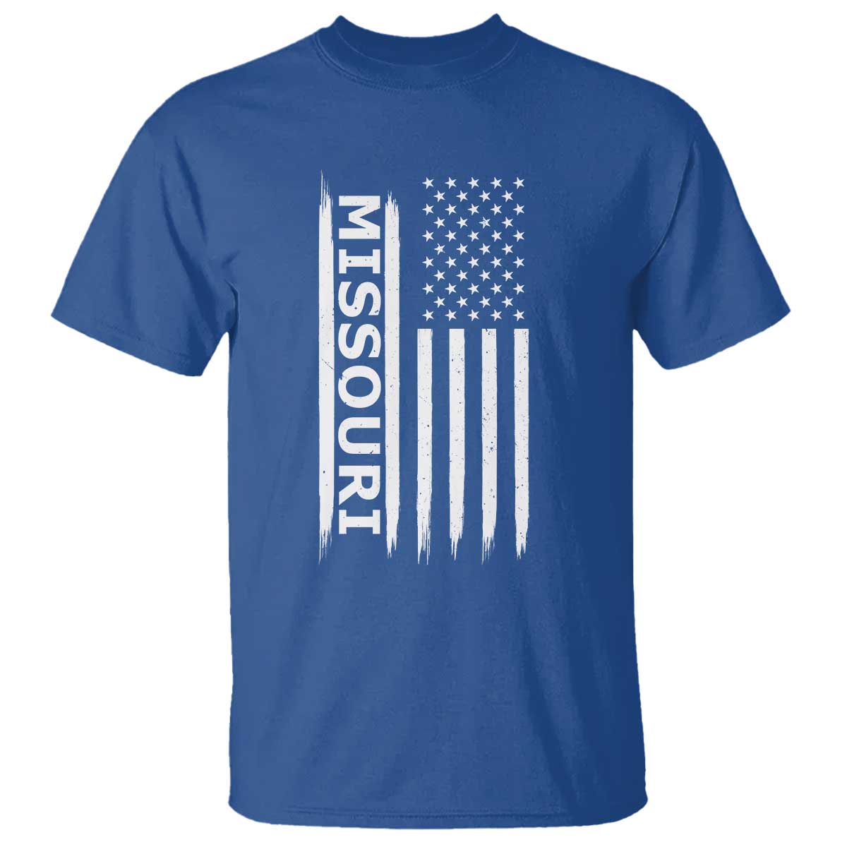 USA Flag Missouri State Pride T Shirt Missourian Pride