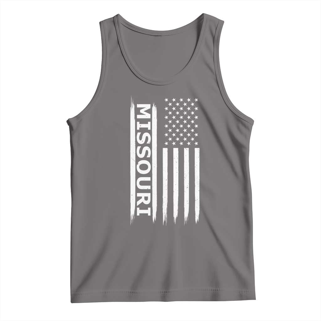 USA Flag Missouri State Pride Tank Top Missourian Pride