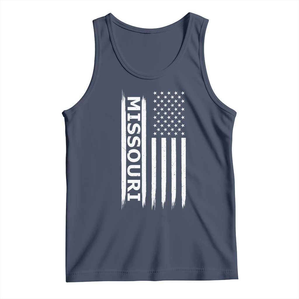 USA Flag Missouri State Pride Tank Top Missourian Pride