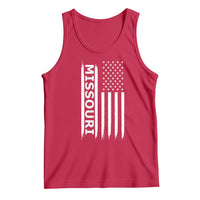 USA Flag Missouri State Pride Tank Top Missourian Pride