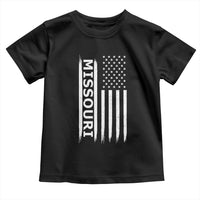 USA Flag Missouri State Pride Toddler T Shirt Missourian Pride