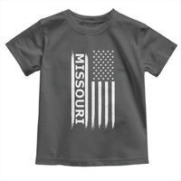 USA Flag Missouri State Pride Toddler T Shirt Missourian Pride