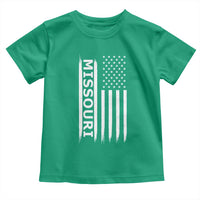 USA Flag Missouri State Pride Toddler T Shirt Missourian Pride